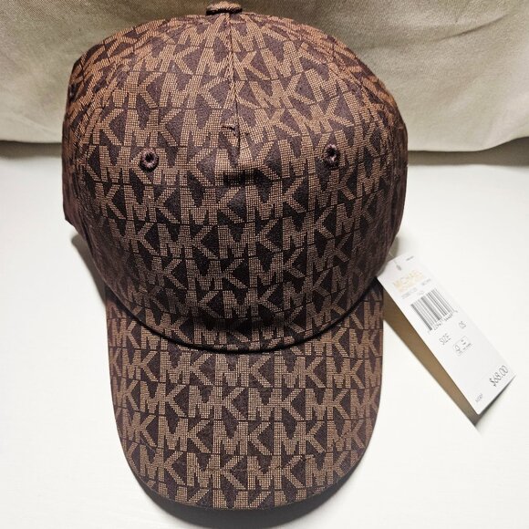 Michael Kors Brown Monogram Baseball Cap main image 4